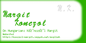 margit konczol business card